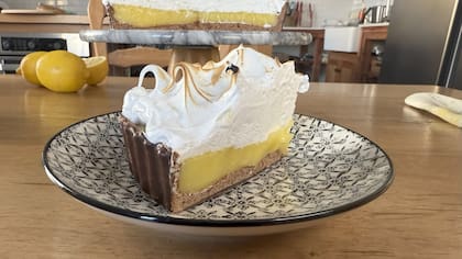 Lemon pie con base de cacao de Natalia Penchas
