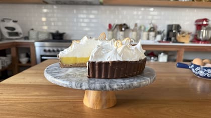 Lemon pie con base de cacao de Natalia Penchas