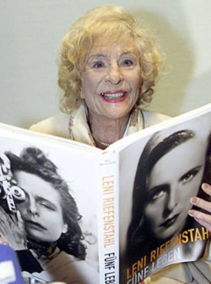 Leni Riefenstahl murió en septiembre del 2003 a los 101 años
