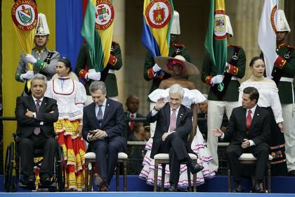 Lenin Moreno, Macri, Piñera y Peña Nieto, presentes en la ceremonia