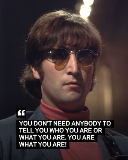 Lennon sobre la identidad (Foto: @johnlennon)