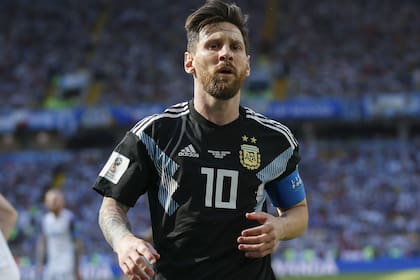 Lionel Messi en la Copa del Mundo Rusia 2018, su última participación hasta el momento