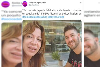 Leo Alturria dio por finalizado el noviazgo con Lizy (Captura Twitter @socioseltrece)