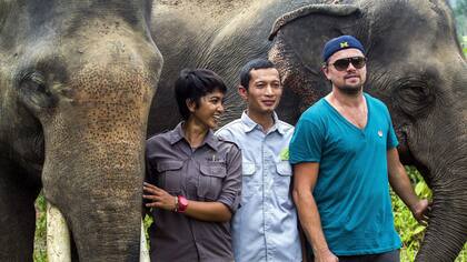 Leo DiCaprio en Indonesia para apoyar la causa ecologista