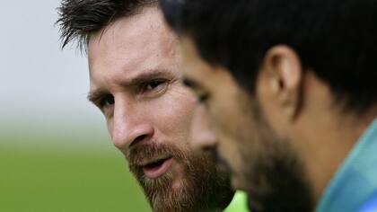 Leo, en la práctica de esta mañana en Barcelona