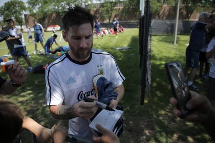 Leo fue la gran atracción en la despedida de Chicago