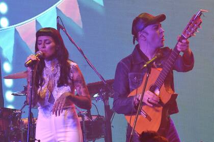 Leo García, uno de los artistas que sorprendieron con su presencia