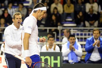 Leo Mayer demostró su calidad y venció con autoridad a Filip Krajinovic