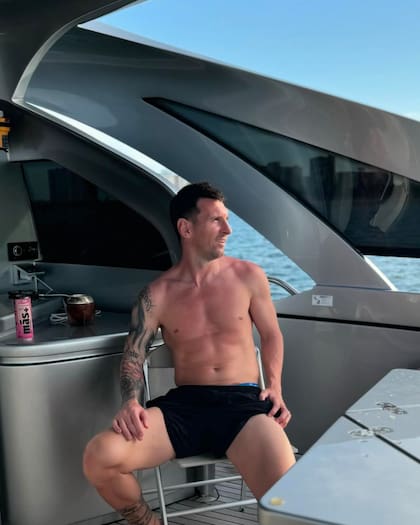 Leo Messi disfruta de sus vacaciones en los Estados Unidos