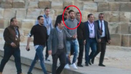 Leo Messi, en su última visita a Egipto