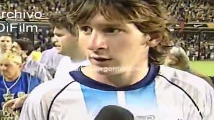 Leo Messi, en su único partido en la Bombonera