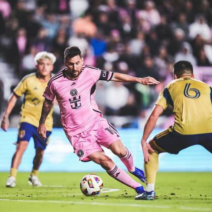 Leo Messi fue titular y Las Garzas ganaron por 2-0 (Foto: Instagram @leomessi)