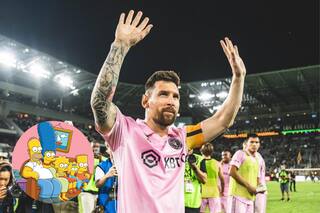 Messi sorprendió a todos con unas icónicas zapatillas inspiradas en Los Simpson: cuánto cuestan