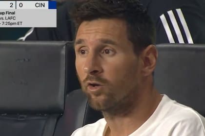 Leo Messi se molestó con uno de sus hijos (Foto: Captura de video / Apple TV)