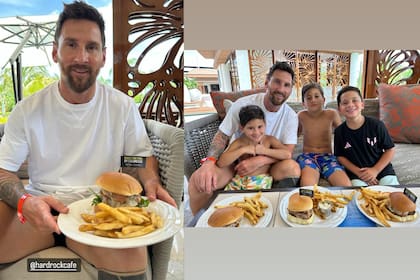 Leo Messi también compartió el plato inspirado en él