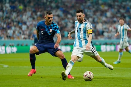 Leo Messi tuvo una actuación sobresaliente en las semifinales del Mundial de Qatar ante Croacia
