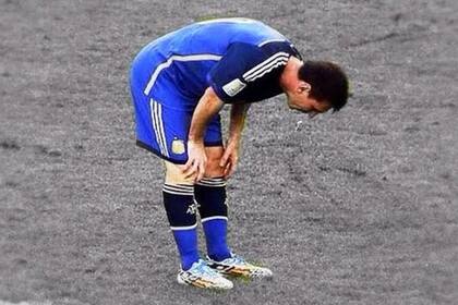 Leo Messi vomitó durante la final del Mundial