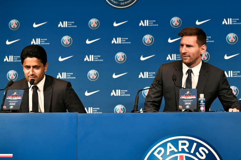 El presidente del París Saint-Germain se mostró molesto con Lionel Messi por lo que dijo el argentino tras su salida del club 