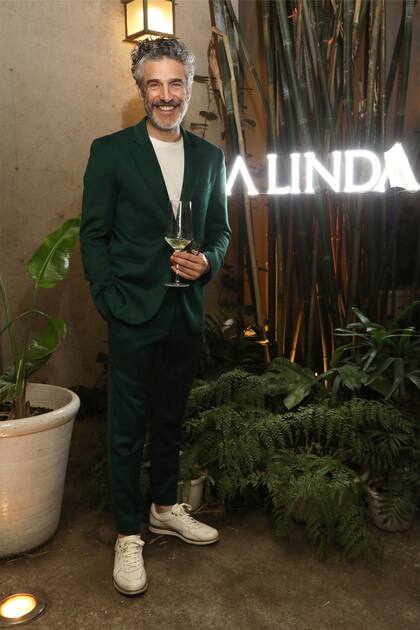 Leo Sbaraglia en la noche de La Linda.