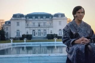 La mansión de estilo francés que representa la Residencia de Olivos en la serie de Menem