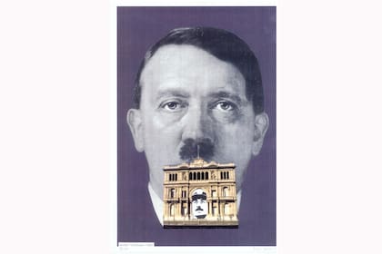 Collage de la serie Nunca Más, 1995, Colección Familia Ferrari