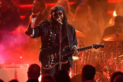 Leon Thomas fue uno de los gandores más destacados de la categoría R&B (AP Photo/Chris Pizzello)