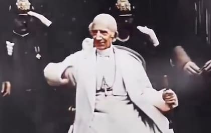 León XIII, el primer papa en ser filmado
