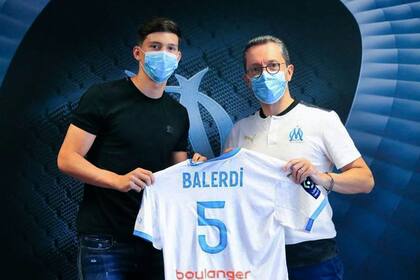 Leonardo Balerdi fue presentado en Olympique de Marsella