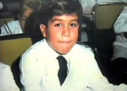 Leonardo Di Carlo, en el colegio, en Rivadavia