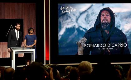Leonardo DiCaprio compite en la categoría mejor actor