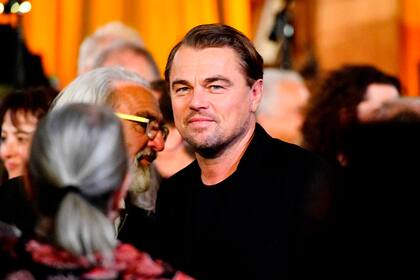 Leonardo DiCaprio durante un evento que celebró la vida y la música del recordado Robbie Robertson