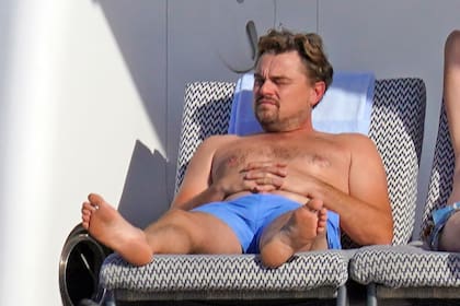 Leonardo DiCaprio en un momento de relax