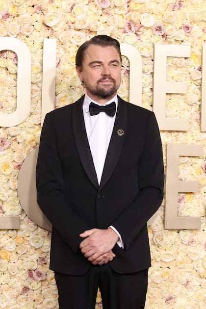 Leonardo DiCaprio optó, para competir por el premio de mejor actor por su papel en Los asesinos de la luna, lucir traje y moño
