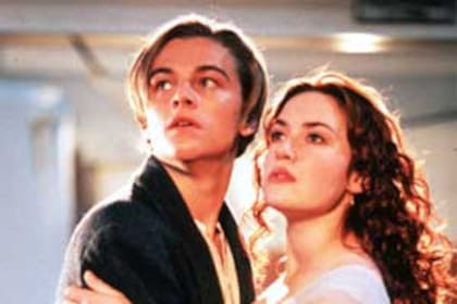 Leonardo DiCaprio y Kate Winslet, en Titanic
