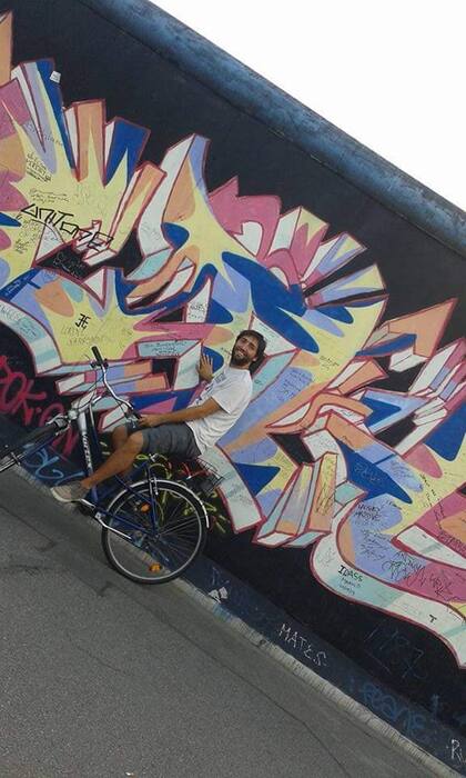 Leonardo en uno de sus viajes por Europa