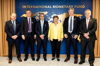 Caputo cosechó otra señal de apoyo del FMI en una reunión con Georgieva