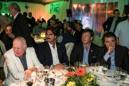 Alberto Gowland Mitre (LA NACION), Leonardo Sarquís (ministro de Agroindustria de Buenos Aires), Daniel Pelegrina (Sociedad Rural Argentina) y Eugenio Schlossberg (Expoagro)
