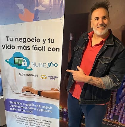 Leonardo Viqueira, en un posteo promocional en Instragram