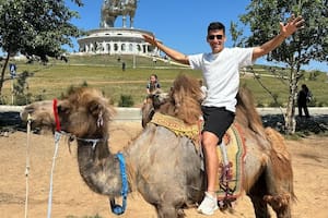 Leonel Videla y un día de turismo, aprovechando los días de sol