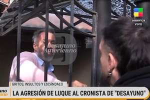 Leopoldo Luque le arrebató el micrófono a un cronista del programa Desayuno Americano, que se emite por Canal América