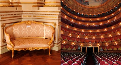 Les demandó cuatro años restaurar por completo las butacas del Teatro Colón.