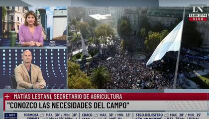 Lestani dijo que como funcionario conoce "las necesidades" del campo