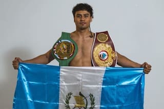 Quién es el boxeador guatemalteco que ganó el campeonato mundial en California