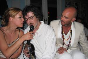 Leticia Bredice, Charly García y Alan Faena