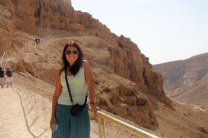 Leticia, en sus días en Israel.