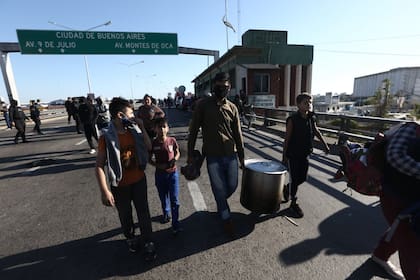 Levantaron el corte en el puente Pueyrredón