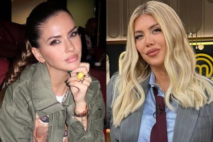 Levinton se molestó cuando le preguntaron por la China Suárez y Wanda Nara (Foto: Instagram @sangrejaponesa / @wanda_nara)