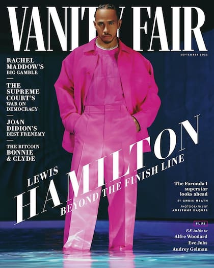 Lewis Hamilton, el personaje de la tapa del último número de la revista Vanity Fair