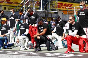 Fórmula 1. Hamilton criticó a Ferrari por el escaso apoyo contra el racismo