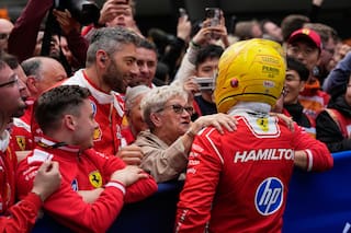 Lewis Hamilton: increíblemente agradecido con Ferrari tras conseguir un podio en F1